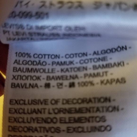 Levi's Trendy Plus Size Cora Sailor T-shirt Size1X NWOT - Picture 7 of 8